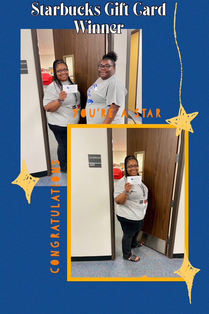 Today was an awesome Organizing Event to Kickoff <a href="/AldineAFT6345/">Aldine AFT 6345</a>  Summer Organizing Project! We visited Magrill Primary and engaged with the Staff providing  Aldine AFT information! Congratulations to our Starbucks Gift Card Winner!! #myaldine #thrive