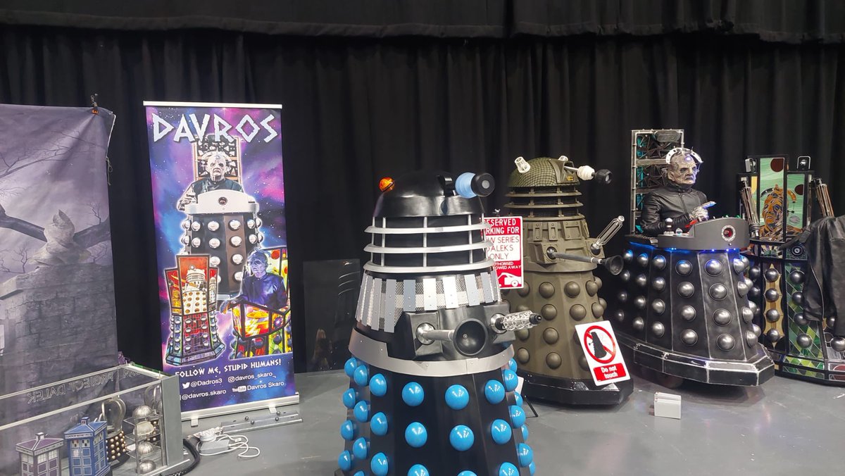 DalekNovus's tweet photo. Dalek Novus had a great time at @comconmidlands_ along with others from @projectdalek including meeting Jodie Whittaker #DoctorWho https://t.co/QeY1uYn72B