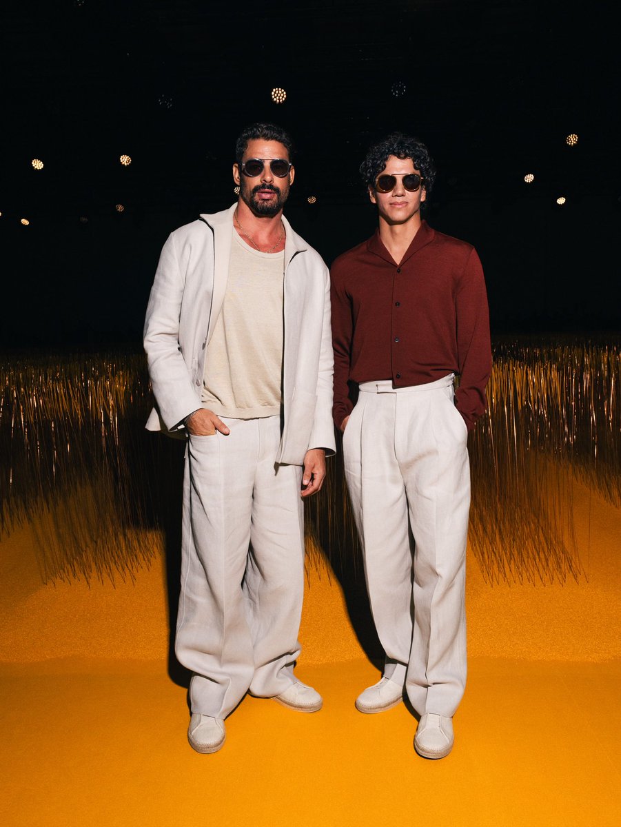 Tks <a href="/Zegna/">ZEGNA</a> ⚡#ZegnaSummer25 #OasiLino #MFW #MilanFashionWeek