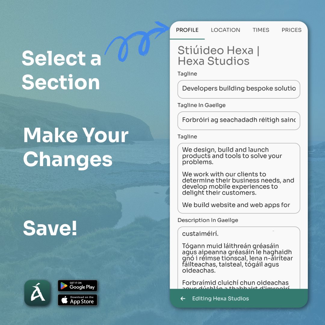 It's 2 years of <a href="/seoarainnmhor/">Seo Árainn Mhór</a>! To mark the occassion, there's a new update to allow page owners to update their page from in the app!
Download the latest version now from: seoarainnmhor.com/download-app-n…