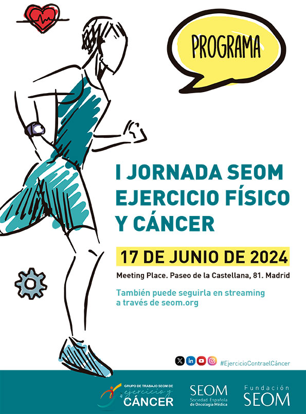 maria17romero_'s tweet photo. Hoy, nuestros proyectos de investigación "Fit-cancer" y "Rafa Ballesteros" en cáncer digestivo ha estado presente en la I Jornada de Ejercicio y Cáncer de la @_SEOM 
Gracias por la invitación y a la Dra @AnaRuizW  por contar el proceso y los resultados!! https://t.co/Fpgb8mkrh0