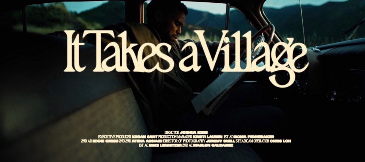 JoshuaKissi's tweet image. “It Takes A Village” 🦌 — A Film by Joshua Kissi
Becoming a father for the first time is a moment of pure joy and overwhelming reality.
This experience inspired my short film, as I held my son for the first time, I couldn’t help but wonder what kind of father I would be and…