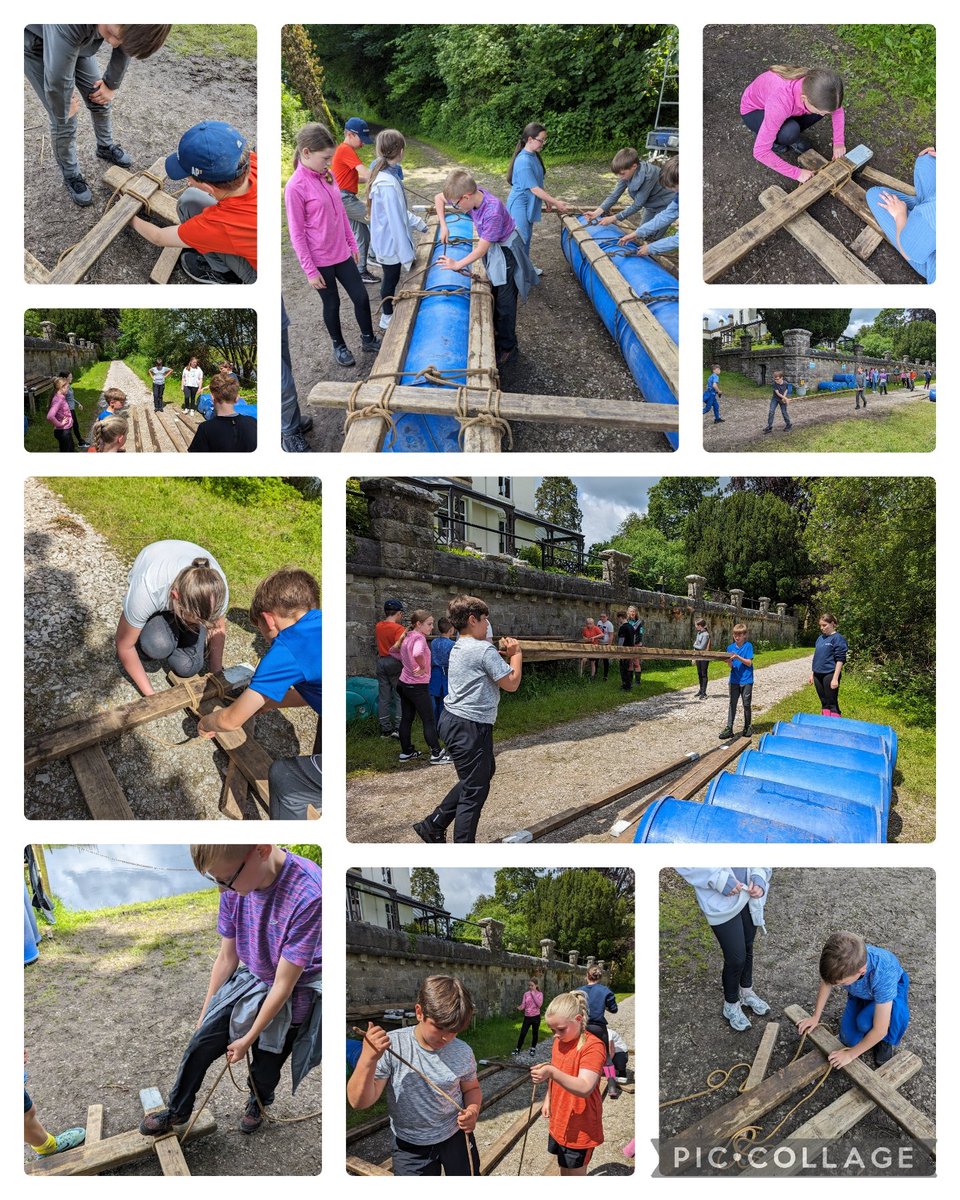 Groups 1 and 2 kicked off the residential activities with some raft building this afternoon. After lots of deliberation, we brought our ideas to life 👷‍♀️