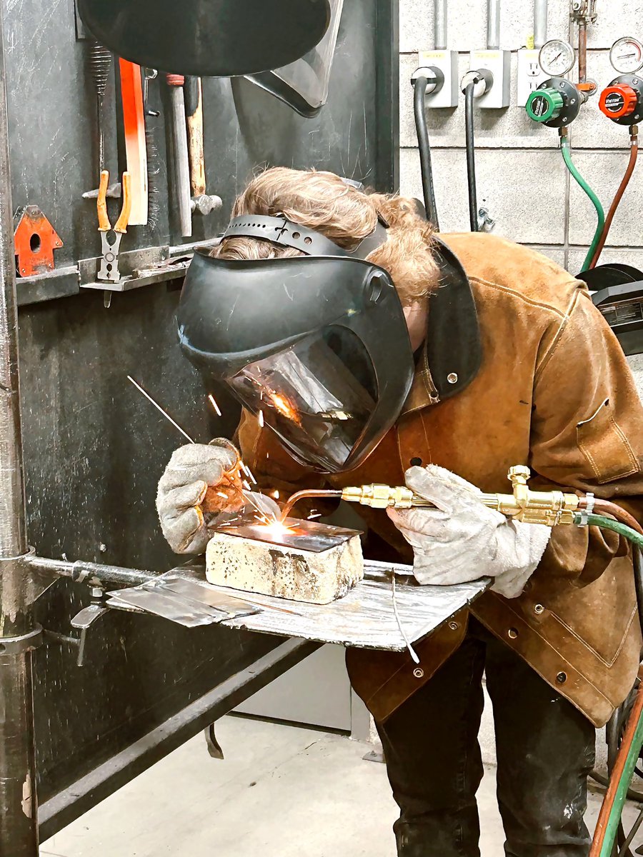 💥These creative welding projects from Fleming College students are amazing! Students learned oxy fuel welding, cutting, shielded metal arc welding &amp; gas metal arc welding. Interested? Fall dual credit registration is open! Sign up with your guidance counselor! 🛠️