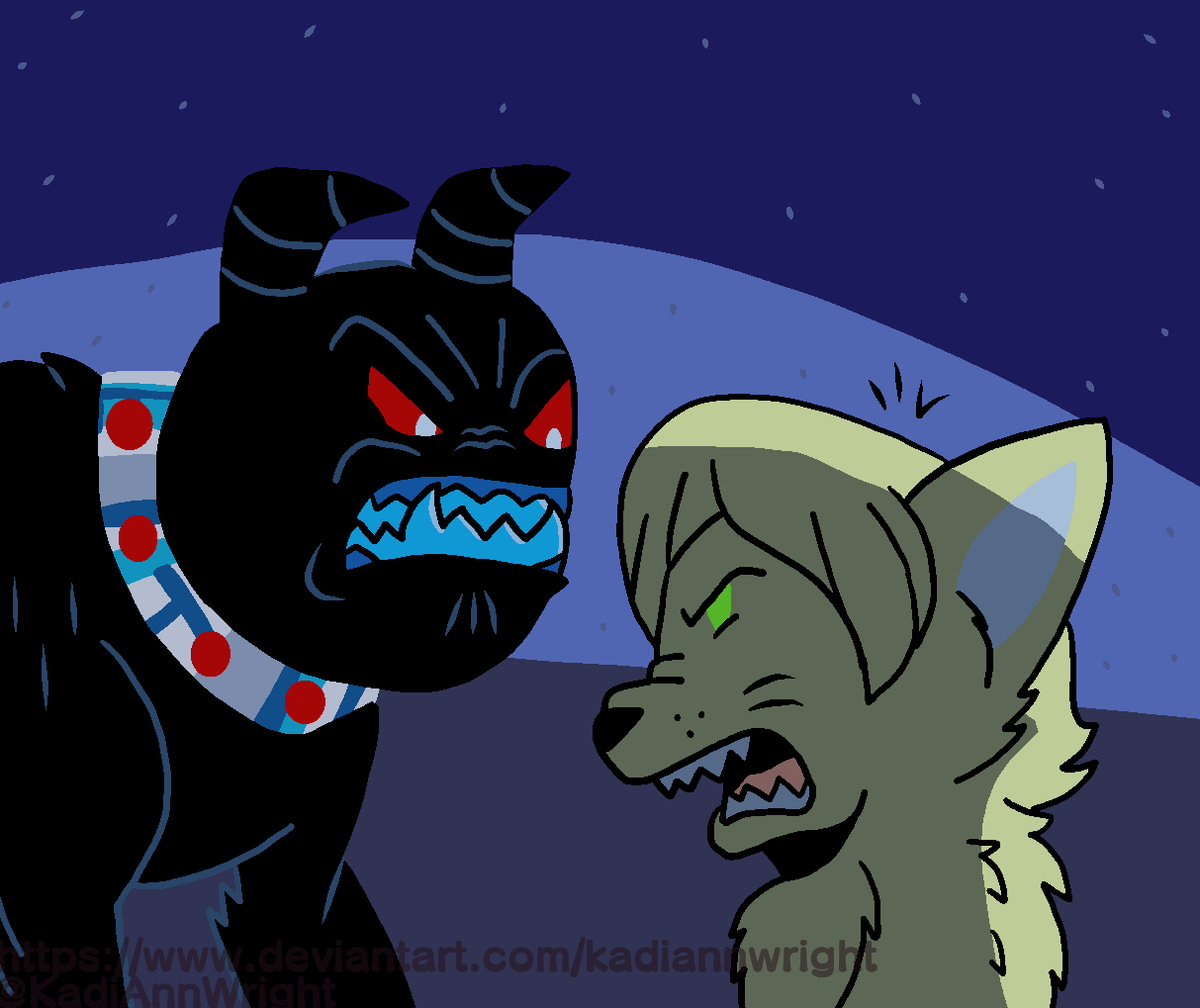 KadiWright3's tweet photo. 😾Kid Vs Death Dog 🐶
Tags: #kidcosmic #deathdog #werecat #werewolfcat #kidcosmicnetflix #kidcosmicfanart #kidcosmicart https://t.co/x76llkBP8x