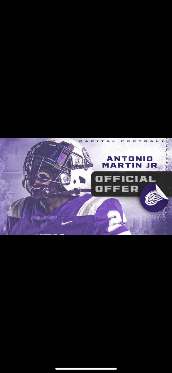 Blessed to receive an offer from capital! <a href="/CapitalU_FB/">Capital University Football</a>