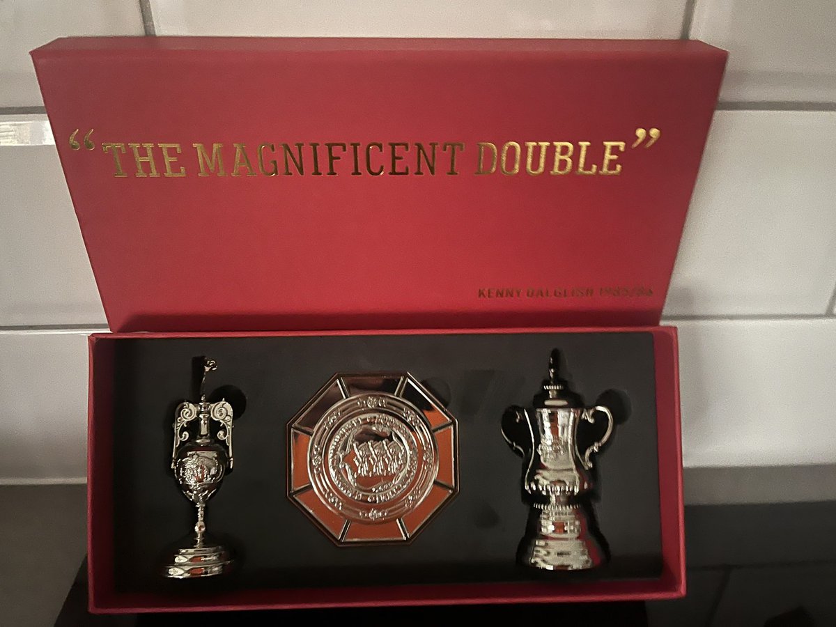 1010kas's tweet photo. @Liverpoolbadges Paul, thank you so much for Hubby's Fathers Day present. Absolutely stunning quality, can't wait til my team start picking up these trophies lol. https://t.co/cBuEg5DKJ4