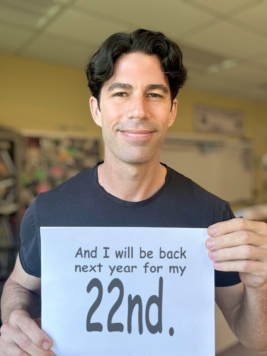 NicholasFerroni's tweet image. How many years have you been teaching and will you be back next year?