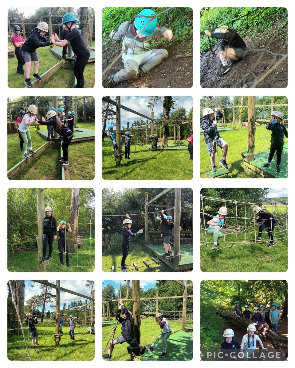 Meanwhile, Group 3 were busy completing an obstacle course.