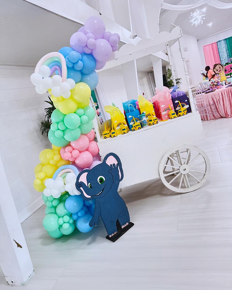 tamerria5's tweet image. Balloon designs & rainbow balloon centerpieces by @ poppinggiftsbytam on insta.
Text only 225-521-2513 🎈
Pastel Cocomelon party 🍉🌈🎈