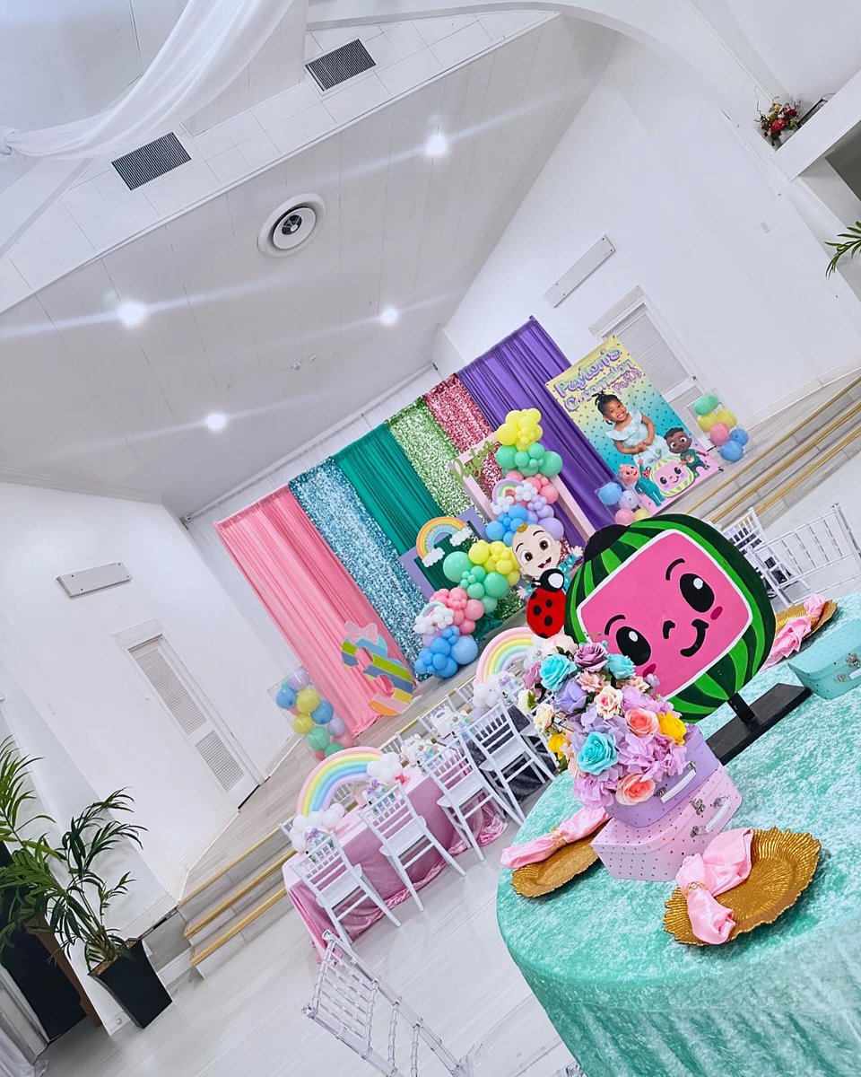 tamerria5's tweet image. Balloon designs & rainbow balloon centerpieces by @ poppinggiftsbytam on insta.
Text only 225-521-2513 🎈
Pastel Cocomelon party 🍉🌈🎈