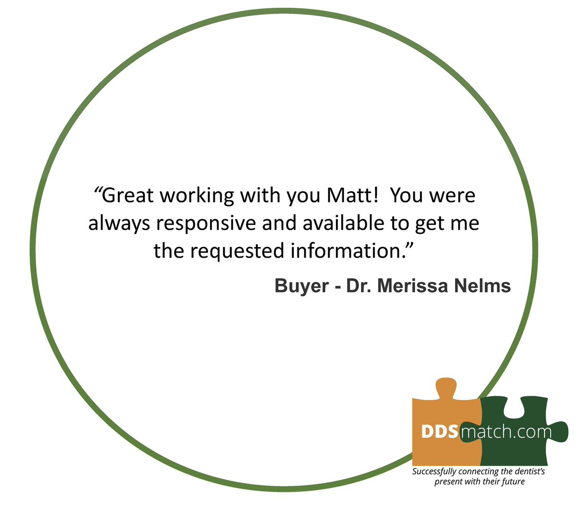 ddsmatchsouth's tweet image. Thank you Dr. Nelms! We were happy to be a part of your dental practice transition process! 🦷 💼 🤝 

Contact our practice transition experts for more information about buying and selling in your region: 
 
📞855-546-0044
🌐south.ddsmatch.com

#trustedtransition #ddsmatch