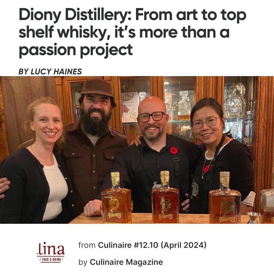 ⭐️ Diony Distillery ⭐️

When Stephane Pilon decided he wanted to open a business a few years ago, he couldn’t have known the search would take him from Canada to Seattle to New Zealand for ideas that went from cheese making to….

Read the full story ⬇️

culinairemagazine.ca/post/diony-dis…