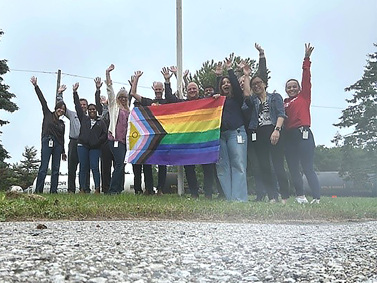 #pridemonth is underway at Dow Canada! Each year in June, we raise the pride flag and host activities across all Dow Canada locations to advance inclusion in our workplaces and communities. We wish you the same connection and celebration. #dowproud