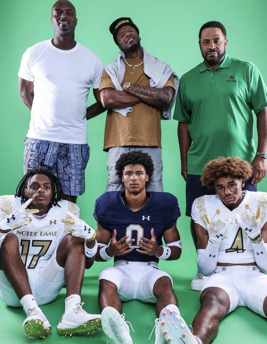 The sons of Jerome Bettis, Ike Taylor, and Plaxico Burress will all be playing football at Notre Dame together 👀🔥

(via: <a href="/matthewluciow92/">Matthew Luciow</a>)
#GoIrish | <a href="/NDFootball/">Notre Dame Football</a>
