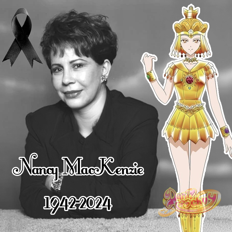 Lamentamos el sensible fallecimiento de la actriz Nancy MacKenzie Seput, el mundo de #SailorMoon y del doblaje están de luto. Nancy es recordada por ser Marge en los Simpons, Sailor Galaxia en Sailor Moon y muchísimos personajes más.