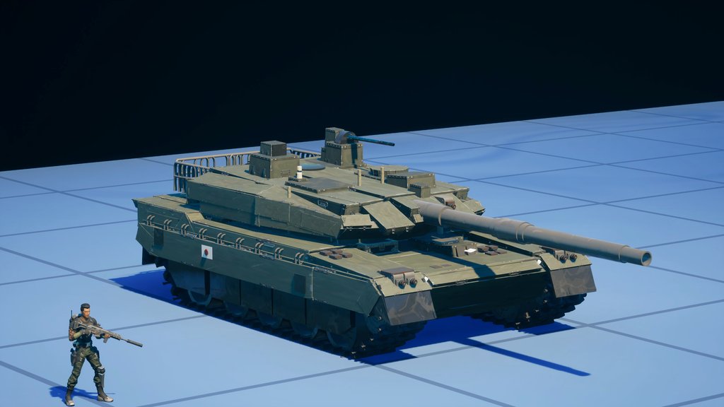 FNmax_makes's tweet photo. Type 10 Tank! Thoughts? #FortniteCreative #Military #CreatedinFortnite #Japan #Type10 https://t.co/j5eDFXjaDx