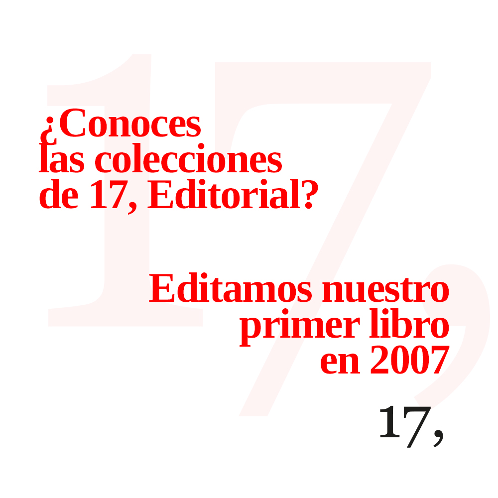 diecisieteditor's tweet photo. El martes 25 de junio a las 18:30, Benjamín Mayer Foulkes ofrecerá un recorrido por las ideas y los proyectos que han dado lugar al fondo de 17, Editorial.
Los esperamos en la Fonoteca Nacional, calle Francisco Sosa 383, Coyoacán. Entrada libre. https://t.co/xZJoe0jpjh