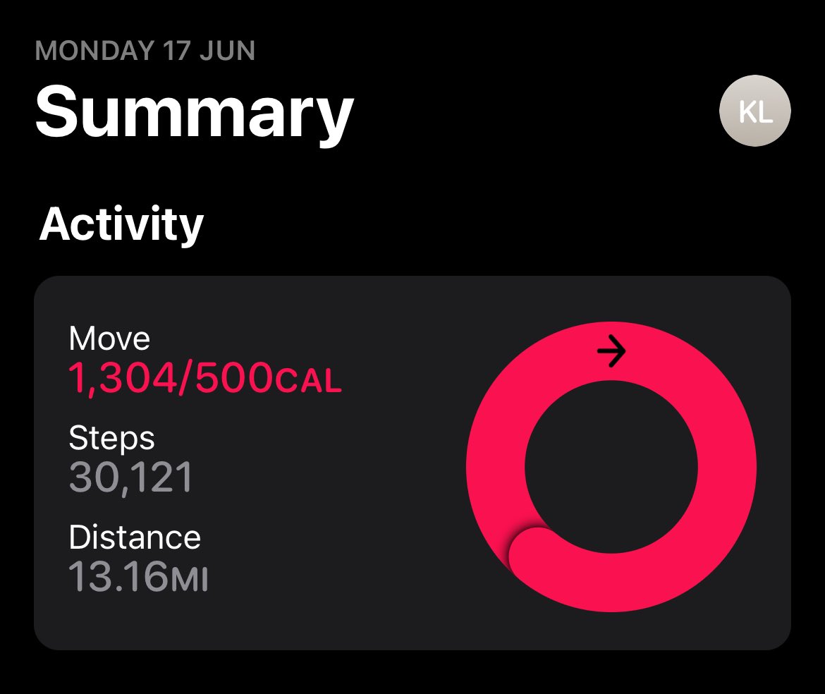 #Walking2Win 
Decent day.