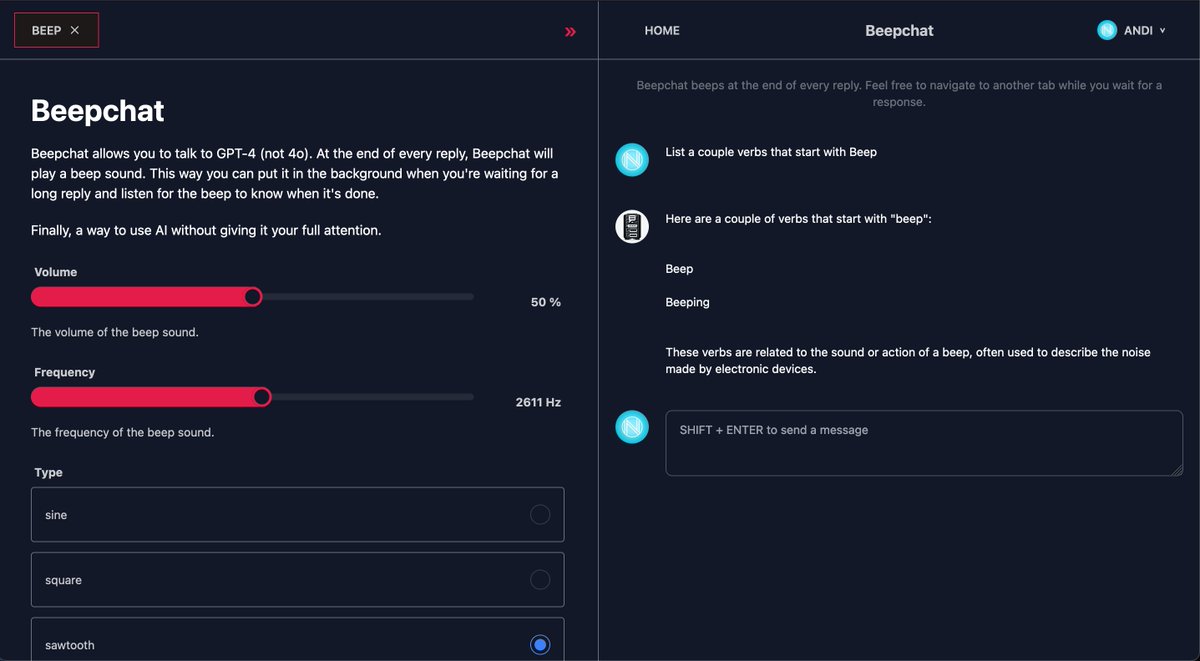 beepchat

chat that beeps when it's done replying

beepchat