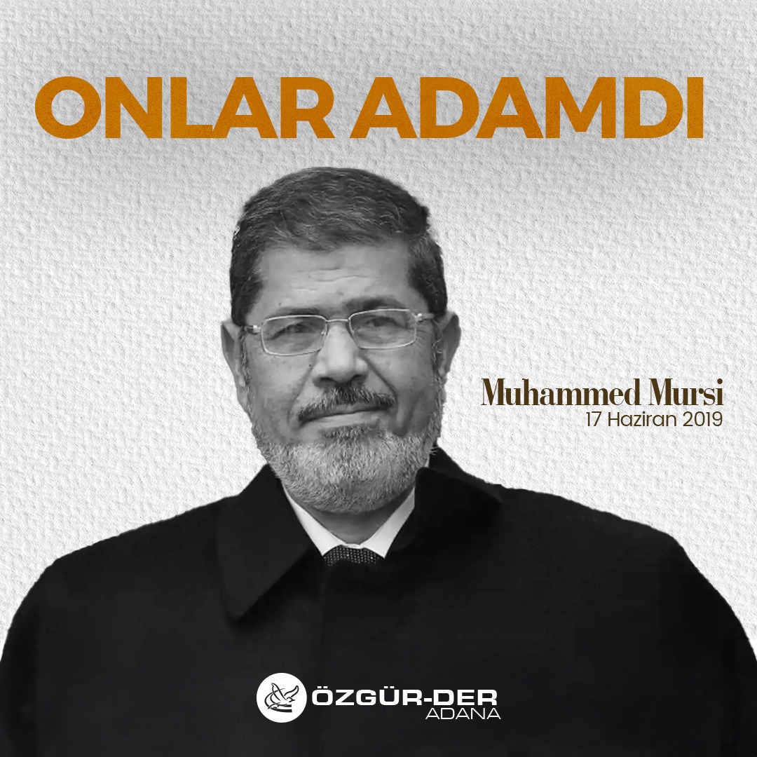 "Düşmanlarım bana  ne yapabilir ki?
Ben cennetimi yüreğimde taşıyorum nereye gitsem o benimle gelir.Hapsedilmem halvet, sürgün edilmem hicret, öldürülmem şehadettir."

Şehadetinin sene-i devriyesinde Muhammed Mursi'yi rahmetle anıyoruz.