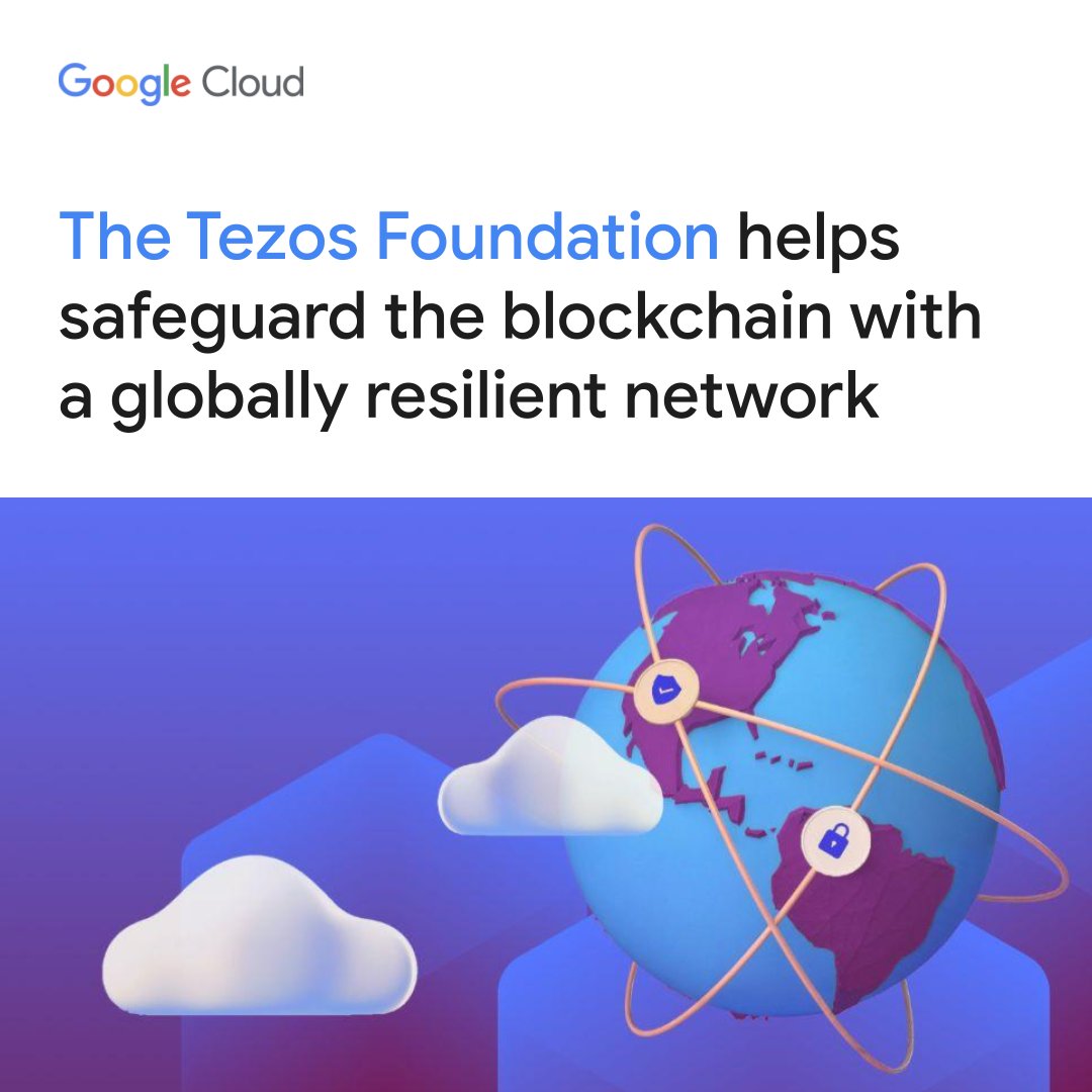 Google Cloud (@googlecloud) on Twitter photo The <a href="/TezosFoundation/">Tezos Foundation</a> set up a resilient and secure global infrastructure for its growing blockchain ecosystem, working with Google Cloud.
Learn how the team scaled and deployed @Tezos archive nodes on each continent rapidly thanks to Compute Engine → goo.gle/3XrqPSc The <a href="/TezosFoundation/">Tezos Foundation</a> set up a resilient and secure global infrastructure for its growing blockchain ecosystem, working with Google Cloud.
Learn how the team scaled and deployed @Tezos archive nodes on each continent rapidly thanks to Compute Engine → goo.gle/3XrqPSc