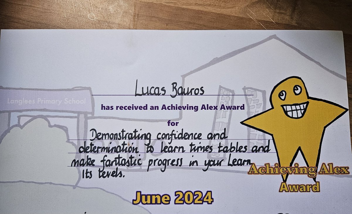 Proud mumma today. My handsome guy is smashing it with his times tables 🥰 #proudmum <a href="/LangleesPS/">Langlees Primary</a>