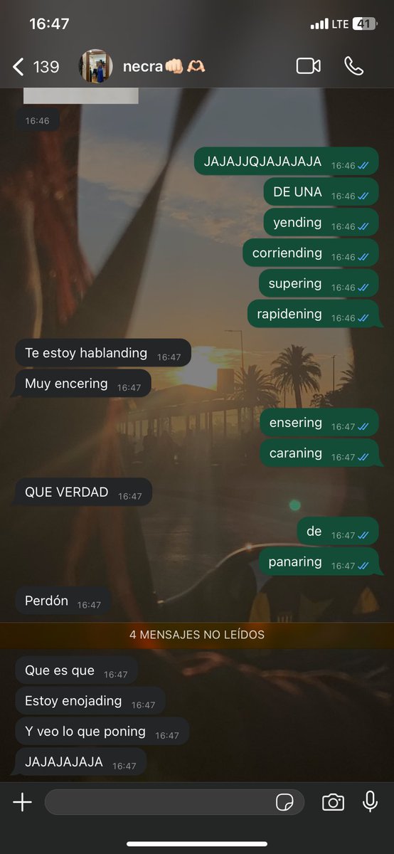 yo creo q no me mata nomas pq la hago reir