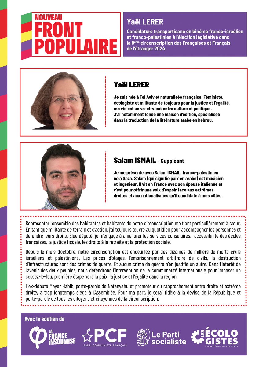 Ceci est le sens de notre engagement. 👇
#NouveauFrontPopulaire #Législatives2024
<a href="/EELV/">Les Écologistes - EELV</a> <a href="/FranceInsoumise/">La France insoumise</a> <a href="/partisocialiste/">Parti socialiste</a> <a href="/GenerationsMvt/">Génération·s</a> <a href="/particommuniste/">PCF</a> @FrontPopMonde