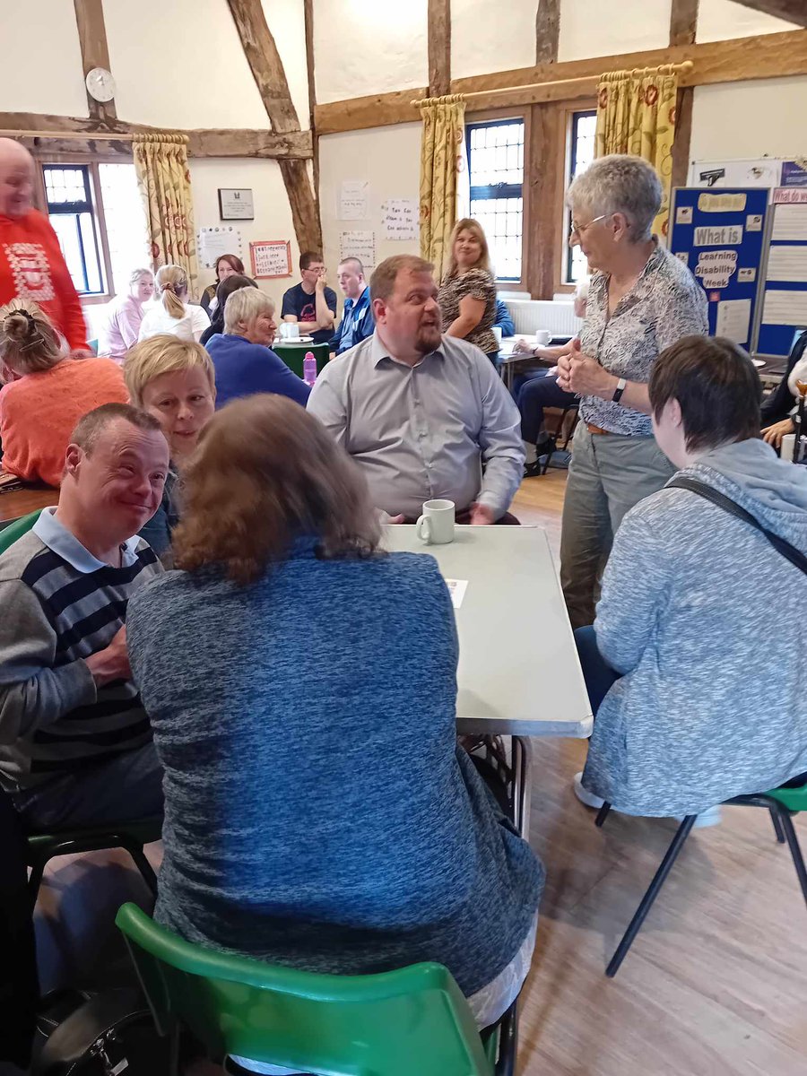 F2Friends's tweet image. Big thank you to @DaveR_Lichfield for coming along to our coffee morning as our members celebrate #LearningDisabilityWeek2024 .  Was lovely to see him chatting with our members and everyone who came. Great support as always #lichfield