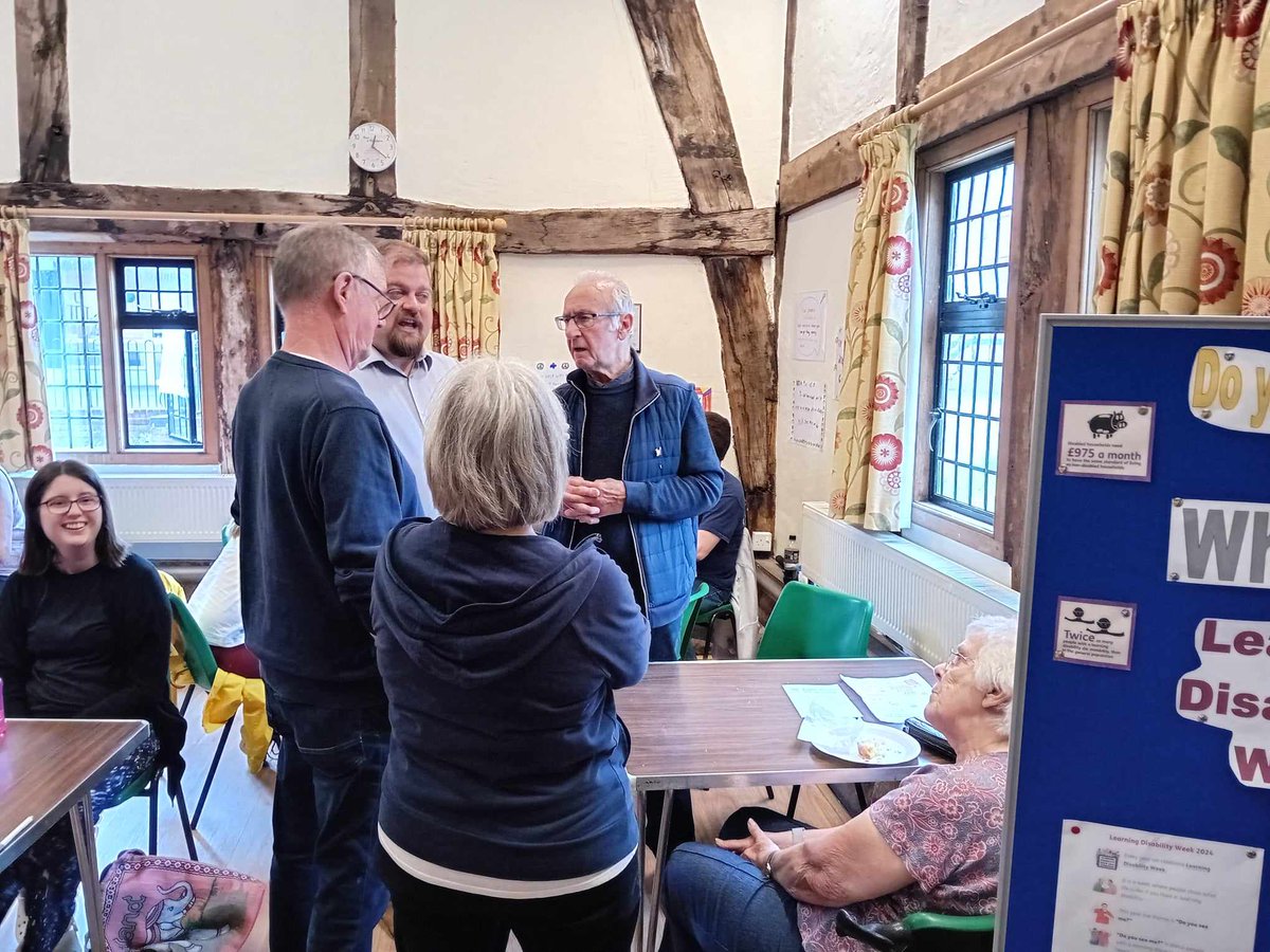F2Friends's tweet image. Big thank you to @DaveR_Lichfield for coming along to our coffee morning as our members celebrate #LearningDisabilityWeek2024 .  Was lovely to see him chatting with our members and everyone who came. Great support as always #lichfield