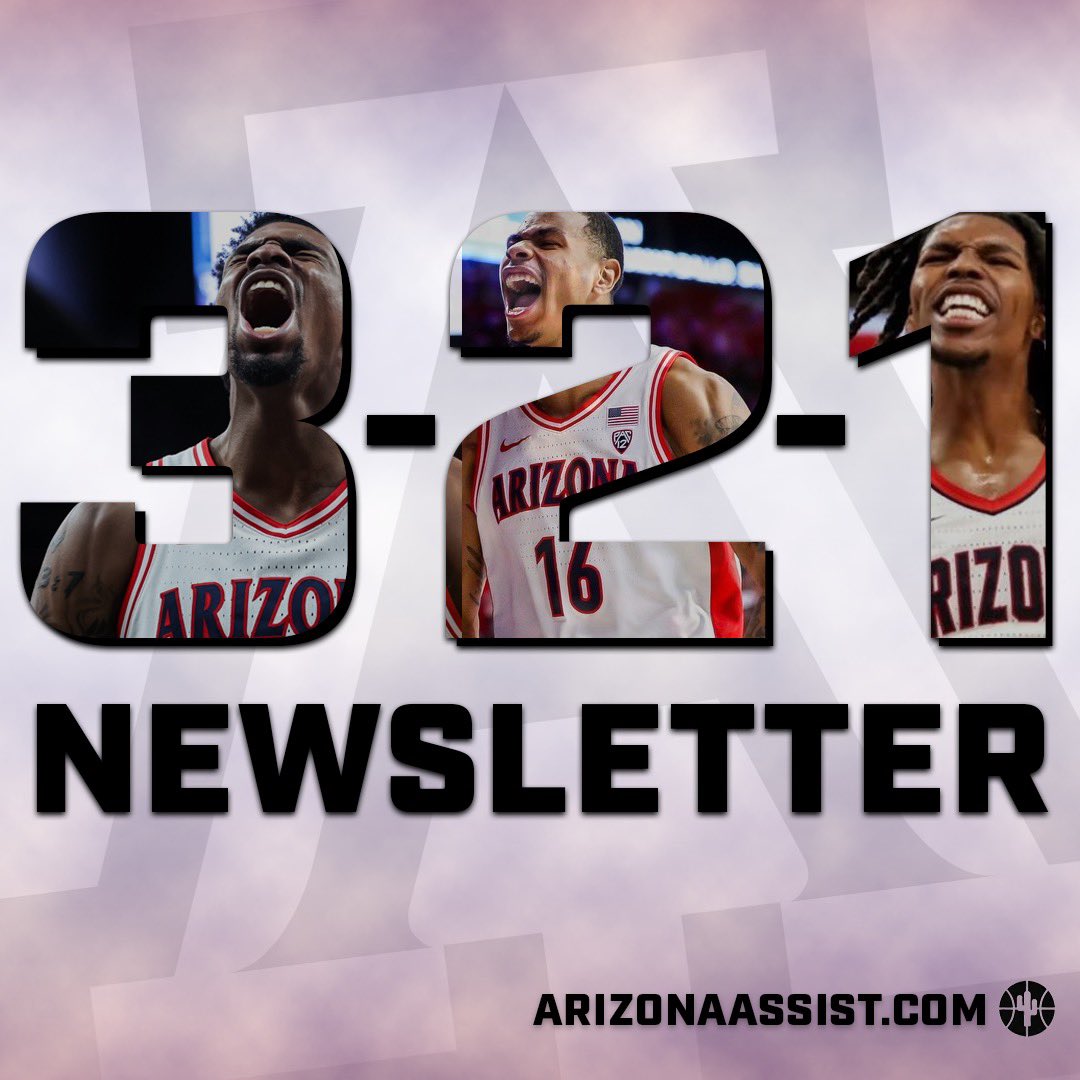 ArizonaAssist's tweet image. Want the inside scoop on all things Arizona Basketball? Subscribe to our weekly 3-2-1 newsletter for insider info on our team, Big 12 opponents, and much more all year long! Sign up at keap.app/contact-us/447…! #ArizonaAssist #EliteTakesAllOfUs #OneLove #BearDown 🐻⬇️