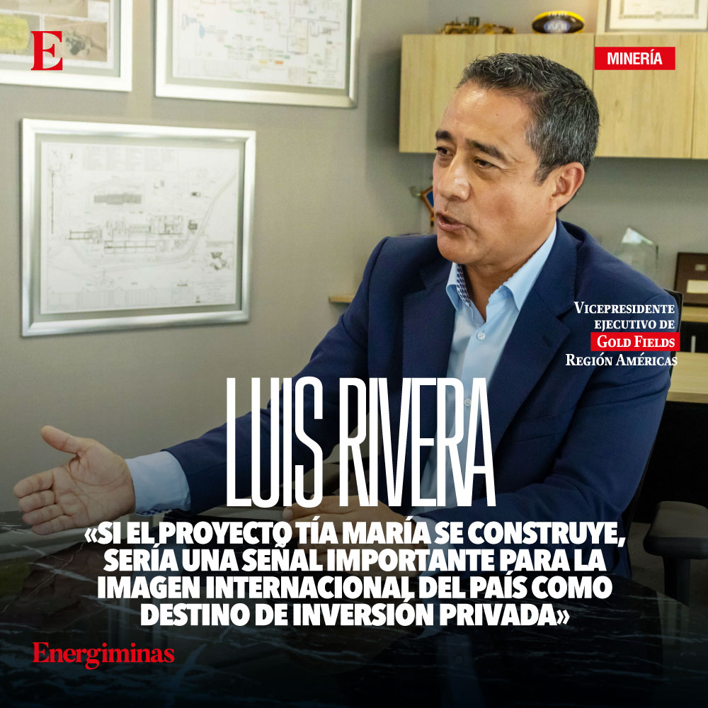 Energiminas (@energiminas1) on Twitter photo #Energiminas111 | Es importante que el Perú ponga en valor sus recursos ahora, debe de haber un sentido de urgencia, afirma Luis Rivera, expresidente del Instituto de Ingenieros de Minas del Perú.
➡ acortar.link/fGbrCp
<a href="/GoldFieldsPer/">Gold Fields en Perú 🇵🇪</a> <a href="/IIMPOficial/">Instituto de Ingenieros de Minas del Perú</a> #Energiminas111 | Es importante que el Perú ponga en valor sus recursos ahora, debe de haber un sentido de urgencia, afirma Luis Rivera, expresidente del Instituto de Ingenieros de Minas del Perú.
➡ acortar.link/fGbrCp
<a href="/GoldFieldsPer/">Gold Fields en Perú 🇵🇪</a> <a href="/IIMPOficial/">Instituto de Ingenieros de Minas del Perú</a>