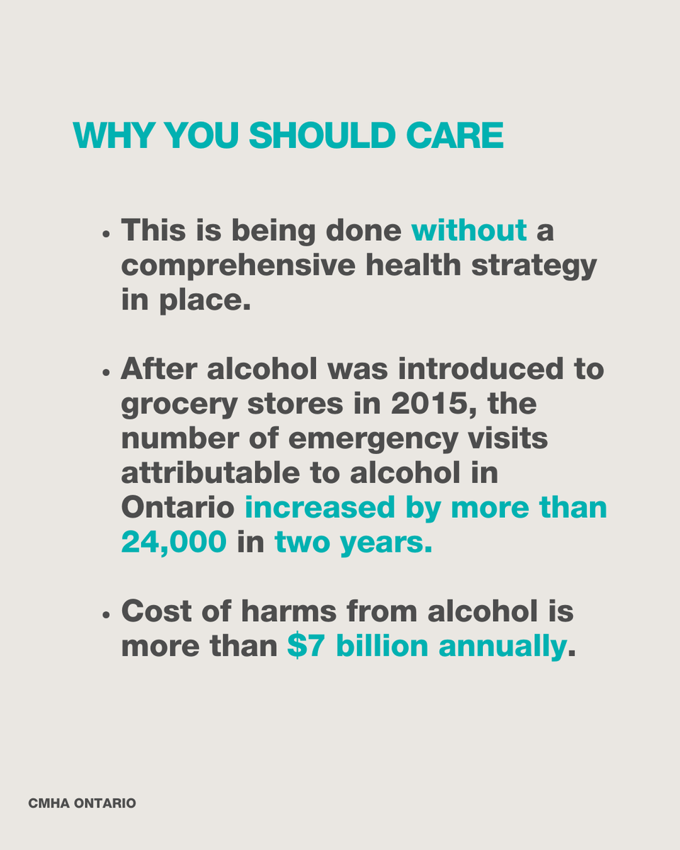Today, #Ontario is opening up applications for convenience stores and grocery stores to obtain a licence to sell #alcohol. This is being done without a comprehensive health strategy in place.
