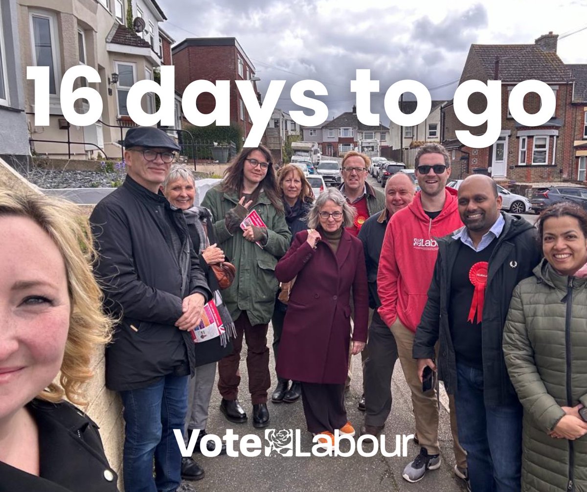 Last chance to register to vote - by midnight tonight. 

16 days to #VoteLabour #Tapp24