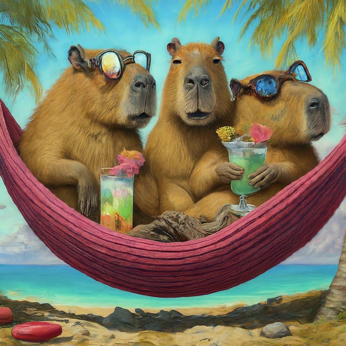 capybase's tweet photo. Just hanging out and sipping gains with $CAPY 😎🍹🐾 #CryptoVibes #ChillCrew https://t.co/PKcE1e1arD