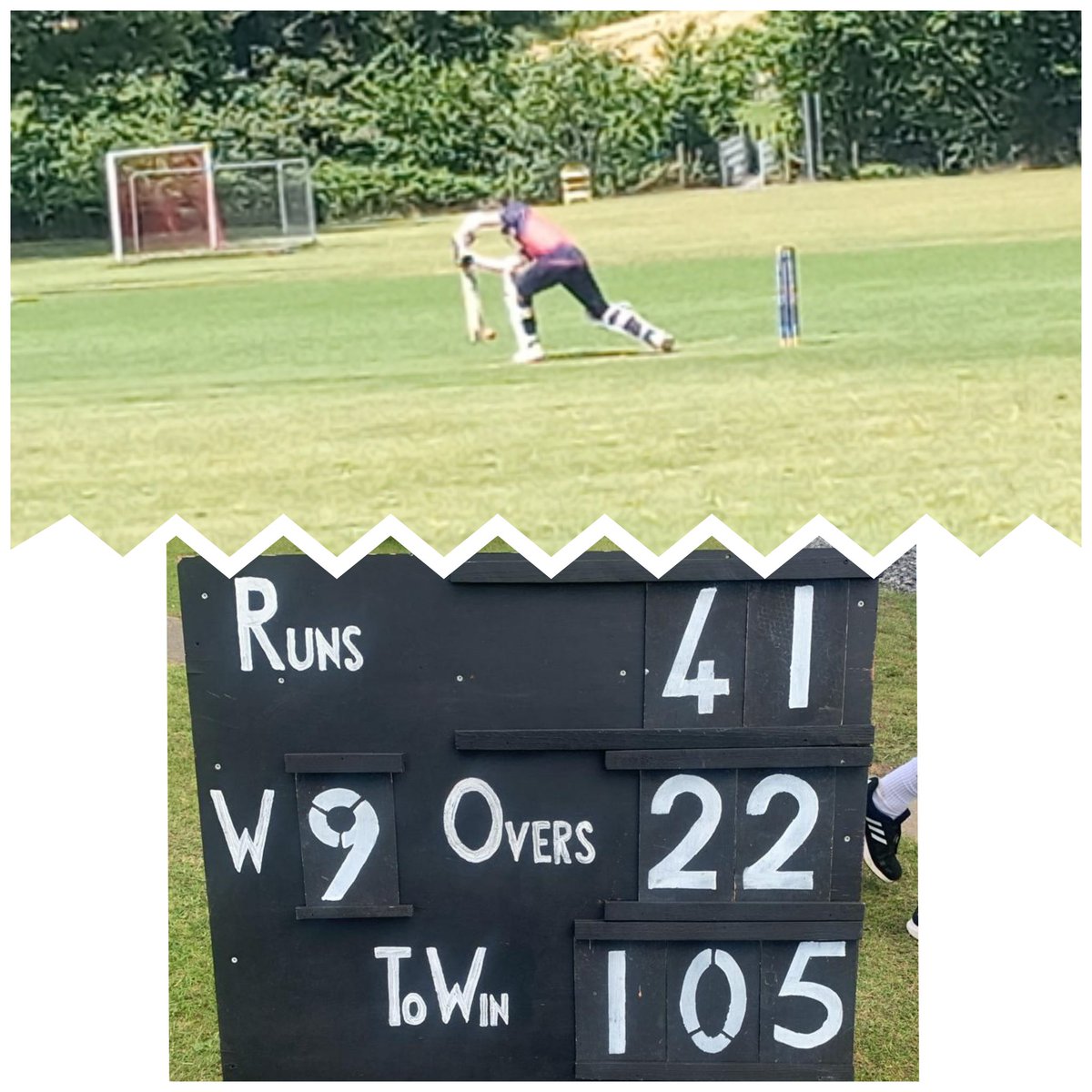 Great day for Cricket yesterday, walking away with a win  and no visit to Glangwili is a bonus  😂🏏