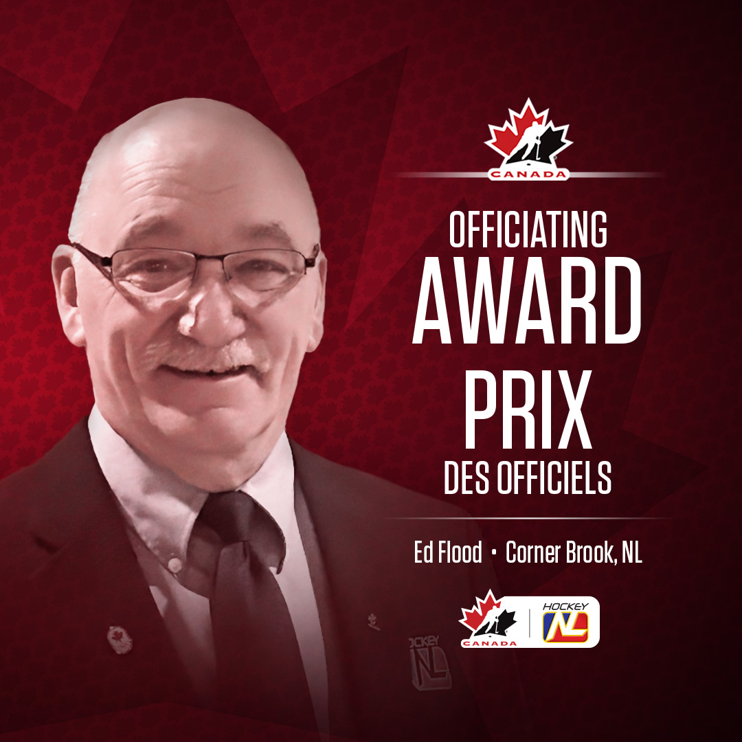 For more than 50 years of dedication to the stripes … Thank you, Ed! 🦓

Pour plus de 50 ans de dévouement à l’arbitrage… Merci, Ed! 🦓

🏆 HockeyCanada.ca/Awards
🏆 HockeyCanada.ca/Prix 

<a href="/hockeynl1935/">Hockey NL</a>