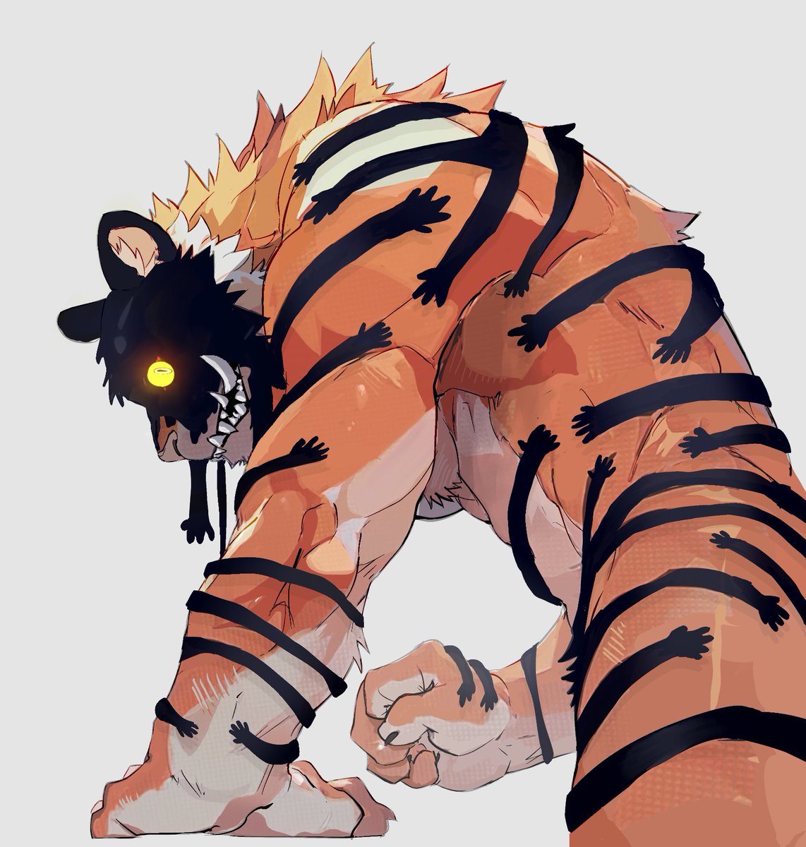My take on the dream tiger dude - not finished but got bored 😅