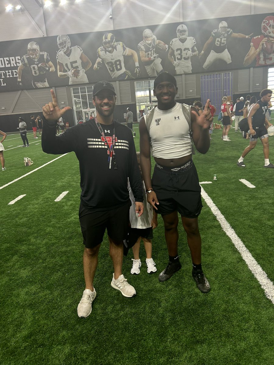 jeremiah__4x's tweet image. Great time @TexasTechFB @TTUCoachBook @CoachKennyPerry @TFloss32 @KateEberhardt_ @CoachCochranTTU @RivalsFriedman