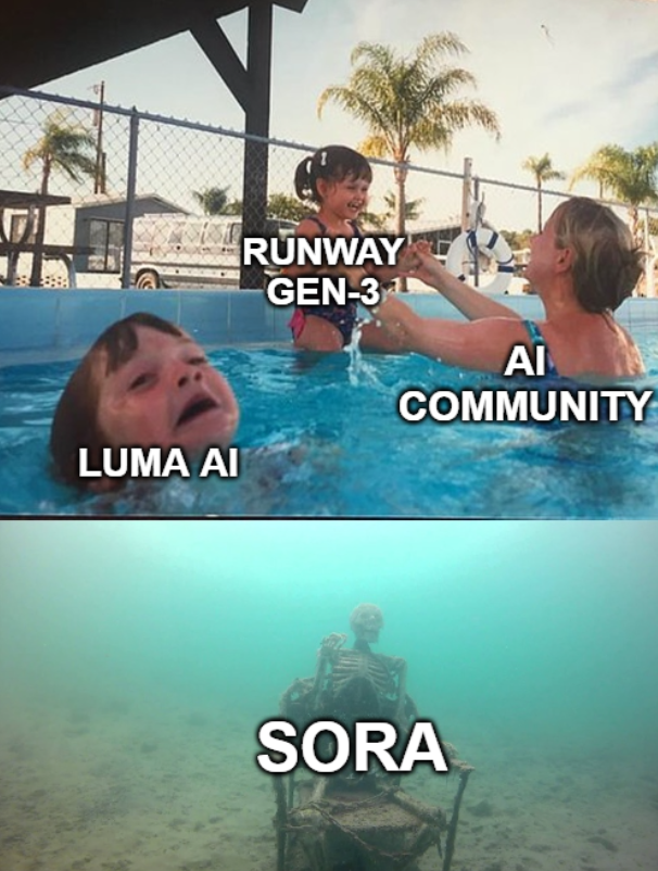minchoi's tweet photo. AI community mood right now: https://t.co/h78wKAWGuJ