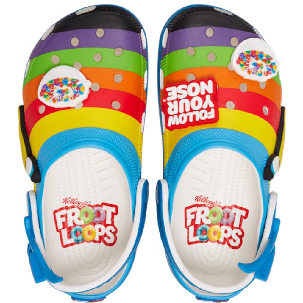 snkr_twitr's tweet photo. AD: Dropping tomorrow via Crocs US

Froot Loops x Crocs Classic Clog
-> https://t.co/IMbSDmO7rx

Frosted Flakes x Crocs Cozzzy Sandals
-> https://t.co/Z9f1JwMjIh https://t.co/xlPeRvV03v