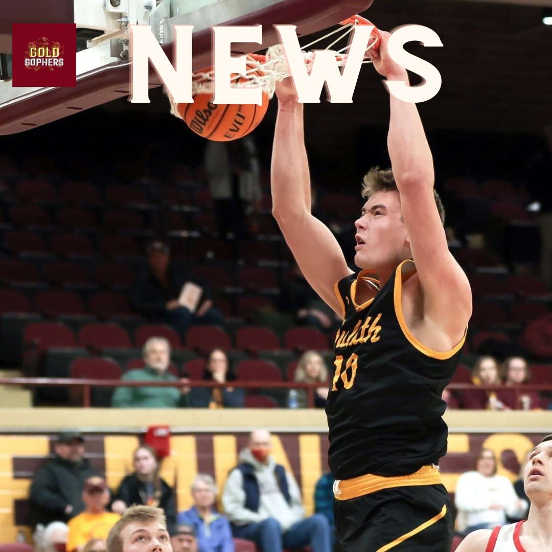 NEWS: UMD grad-transfer forward Lincoln Meister (<a href="/lincolnmeister/">Lincoln Meister</a>) is joining the #Gophers roster as a walk-on, according to @marcus_r_fuller

Listed at 6-foot-9, he averaged 5.1 points, and 4.3 rebounds per game for the Bulldogs last season. Played in 33 games off the bench.