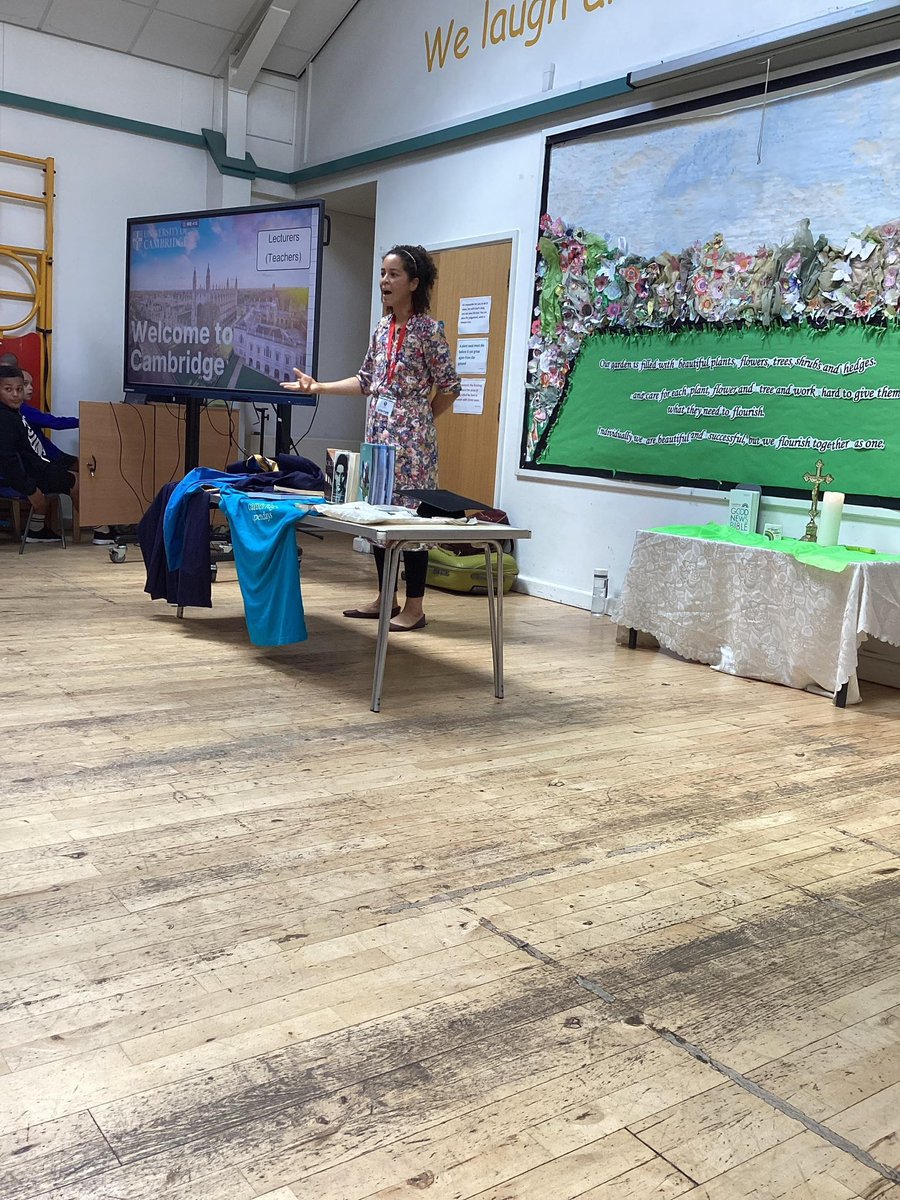 We were lucky to have another careers assembly, led by Rachel Ajagbonna telling us all about her job working at Cambridge University supporting children to access the university. We also heard the story book ‘Last Stop On Market Street’ which is a lovely story about inclusivity.