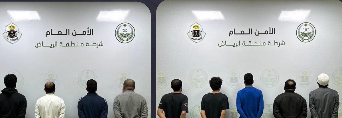 AJELNEWS24's tweet photo. عاجل 🔴 

شرطة منطقة الرياض :

القبض على (8) مقيمين من الجنسيات الهندية والباكستانية واليمنية ومواطن ؛ لسرقتهم مركبة نقل بضائع والاستيلاء على ما تحويه.

- https://t.co/iCku34c1i3