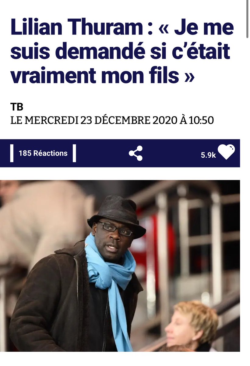 BebetoDeuxFois's tweet photo. Lillian Thuram face aux Passements de jambe de son fils https://t.co/jnLCWTgw31
