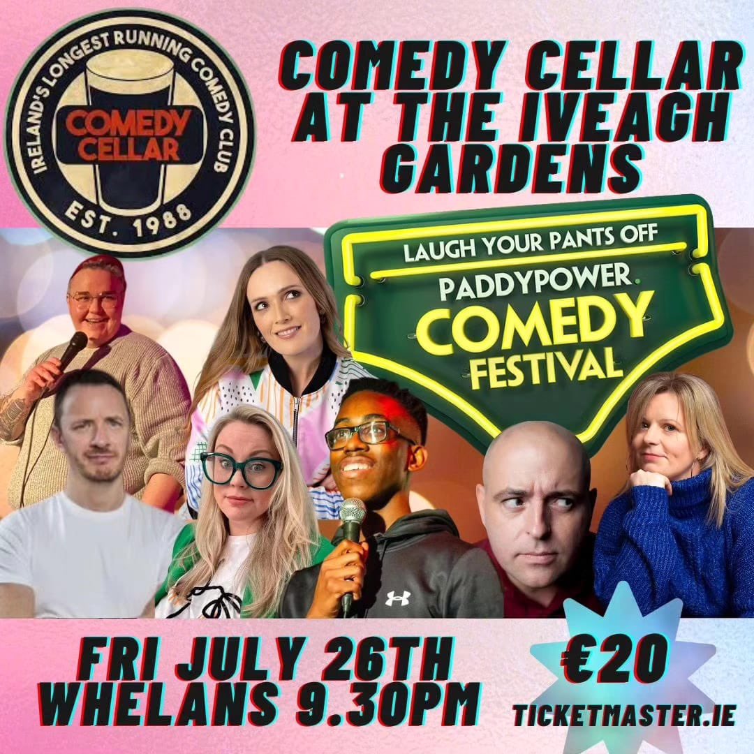 Thrilled to be performing at the 😆☀️#paddypowercomedyfestival