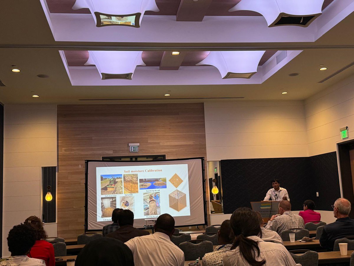 VivekSharmaUF's tweet photo. Great represention by Precision Water Management Lab at the @FL_ASABE Congratulations to @RakeshSingh_UF for winning the first and second place in the poster and oral presentation competition and @Varshitha_P1 for the securing second place in the Poster Competition @UF_ABE https://t.co/BiVEEQYe4r