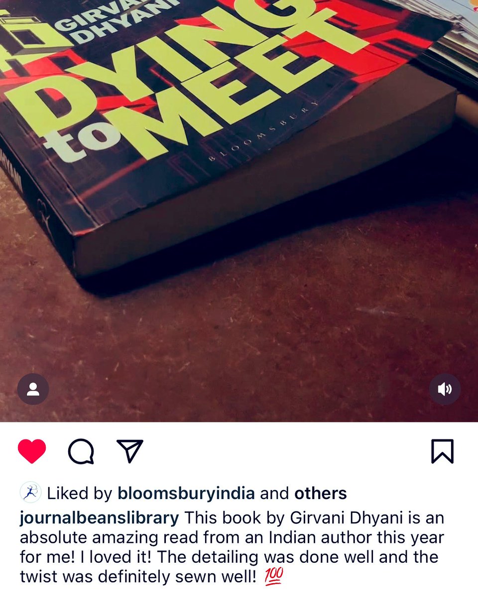 Girvani's tweet photo. Have you read Dying to Meet? #BookRecommendation #author #books https://t.co/3VZ22ZW0Z3