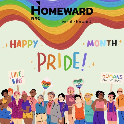 HomewardNYC's tweet photo. We're celebrating love, diversity, and inclusivity. Our commitment to providing safe and supportive housing is unwavering because everyone, regardless of their identity, deserves a place to call home. Learn more!  https://t.co/Scl0LHxIsj

#Pride #PrideMonth #HomewardNYC https://t.co/0gIsN97UqL